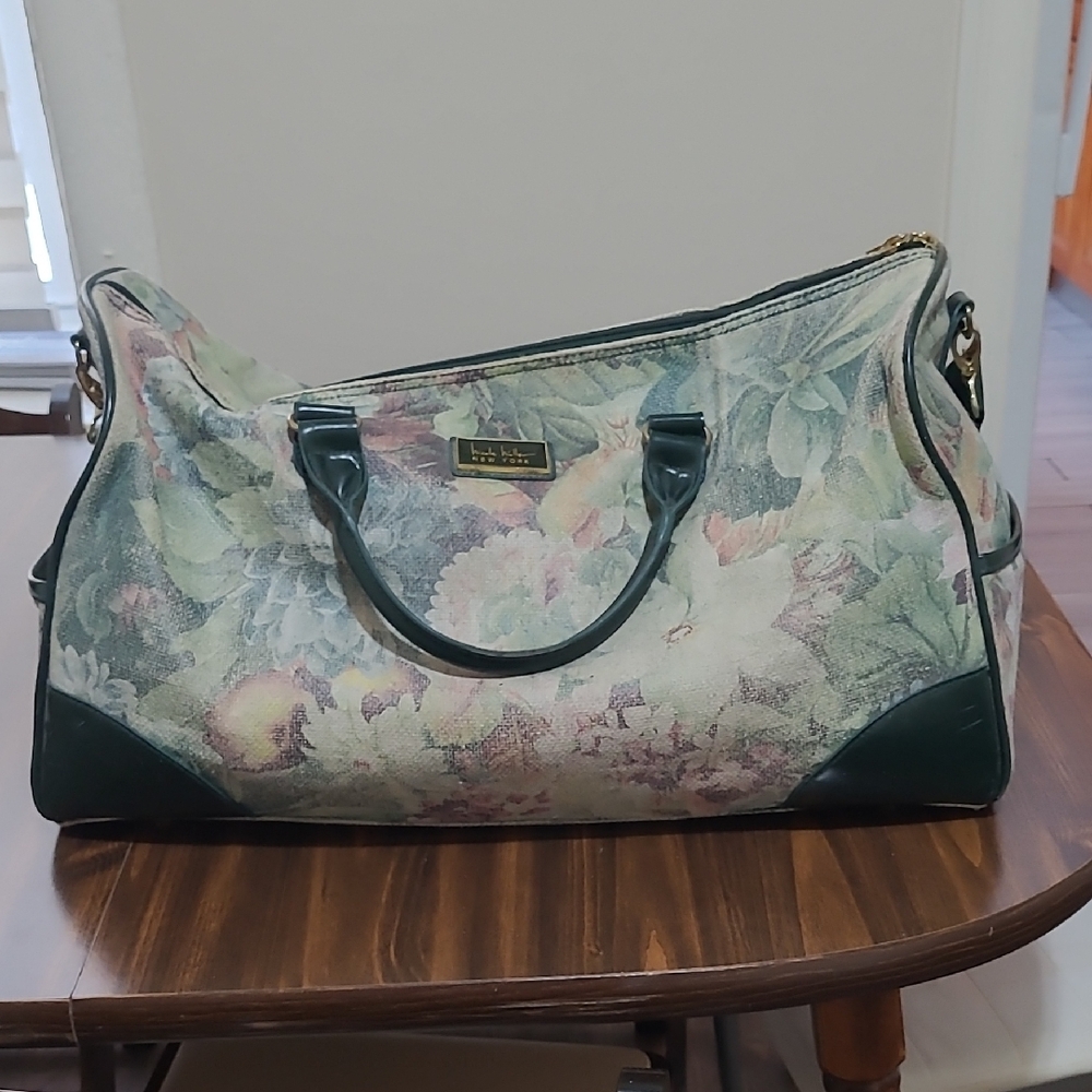 Nicole Miller Floral Duffel